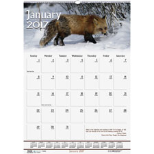 Doolittle Wildlife Mid-size Wall Calendar