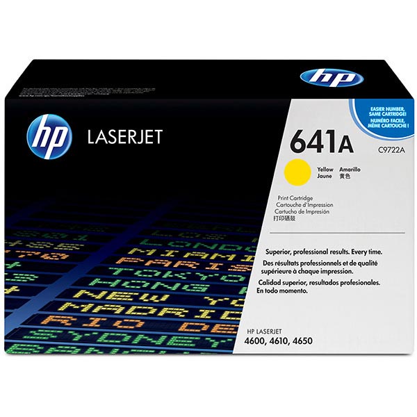 HP C9722A (HP 641A) Yellow OEM Toner Cartridge