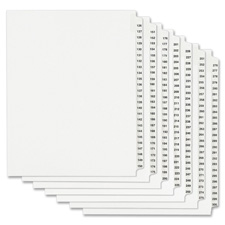 Avery Side Tab Individual Number Legal Dividers