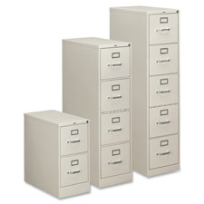 HON H310 Series Lt. Gray Drawer Vertical File