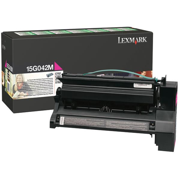 Lexmark 15G042M Magenta OEM Toner Cartridge