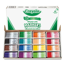 Crayola Broadline Classpack Markers