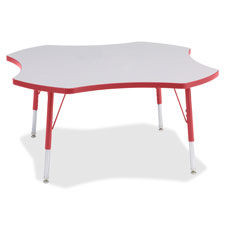 Jonti-Craft Elem. Height Prism Four-Leaf Table