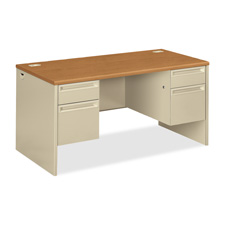 HON 38000 Harvest Putty Laminate/Steel Desking