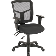 Lorell Managerial Mesh Mid-back Chair