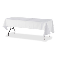 Tatco White Paper Rectangular Tablecovers