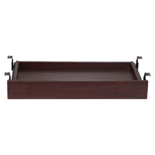 Lorell Mahogany Laminate Universal Center Drawer