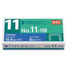 Max USA No. 11-1M Staples