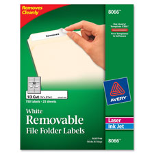 Avery Removable Laser/Inkjet Filing Labels