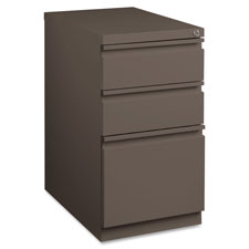 Lorell B/B/F Medium Tone Mobile Pedestal File