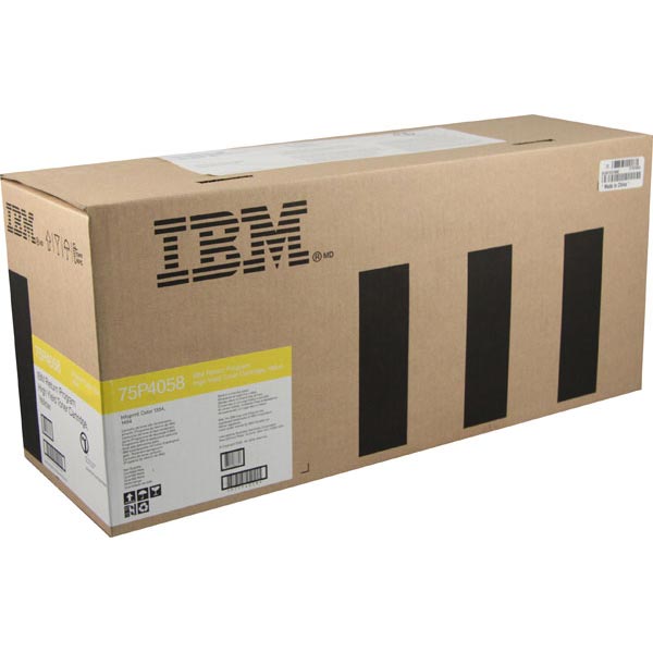 IBM 75P4058 Yellow OEM High Yield Toner Cartridge