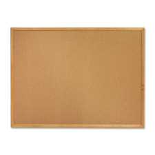 Quartet Oak Frame Bulletin Boards