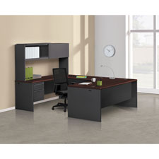 HON 38000 Srs Mahogany Laminate/CCL Steel Desking