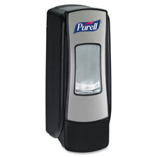 GOJO Chrome/Black ADX-7 Foam Soap Dispenser