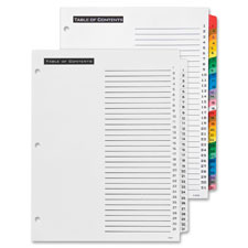 Avery Table 'N Tabs Daily Dividers