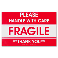 Tatco Fragile/Handle With Care Shipping Label