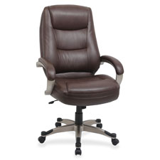 Lorell Westlake Leather Executive High-back Chair