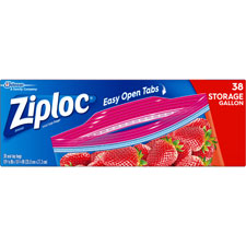 SC Johnson Ziploc Dbl Zipper Gallon Storage Bags