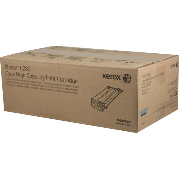 Xerox 106R01392 Cyan OEM Laser Toner Cartridge