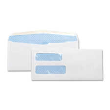 Bus. Source No. 10 Double Window Invoice Envelopes