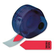 Redi-Tag Sign Here Reversible Flags In Dispenser