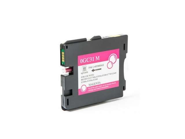 Premium Quality Magenta Inkjet Cartridge compatible with Ricoh GC31M