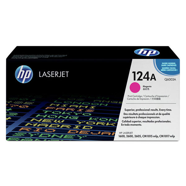 HP Q6003A (HP 124A) Magenta OEM Toner Cartridge