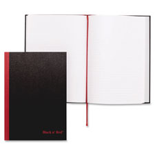 Black n' Red Casebound Ruled Notebooks