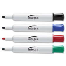 Integra Chisel Point Dry-erase Markers