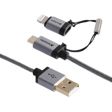 Verbatim microUSB Cable w/Lightning Adapter