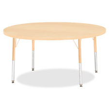 Jonti-Craft Elem. Height Prism Maple Round Table