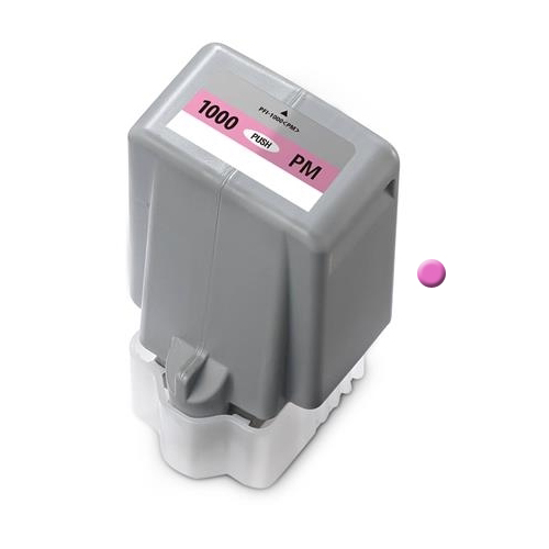 Premium Quality Photo Magenta Pigment Ink Cartridge compatible with Canon PFI-1000PM