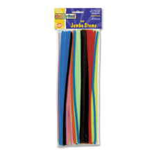 Chenille Kraft Jumbo Assorted Chenille Stems