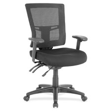 Lorell Swivel Mid-back Mesh Chair