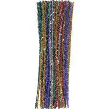 Chenille Kraft Jumbo Sparkly Stem Pipe Cleaners