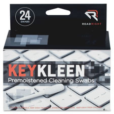 Read/Right Pre-Moistened KeyKleen Swabs