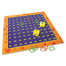 Learning Res. Hip Hoppin' Hundred Mat Floor Game