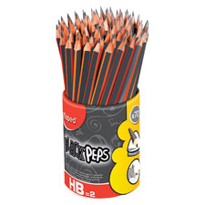 Helix Black Peps Triangular No. 2 Pencils