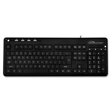 Compucessory Backlit USB Corded Keyboard