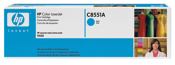 HP C8551A (HP 822A) Cyan OEM Toner Cartridge