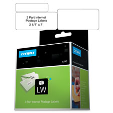 Dymo 3-part Return Address PC Postage Labels