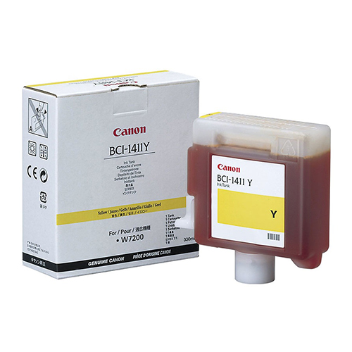 Canon 7577A001 (BCI-1411Y) Yellow OEM Inkjet Cartridge