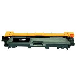 Premium Quality Black Toner Cartridge compatible with Brother TN-221BK