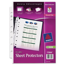 Avery Mini Diamond Heavyweight Sheet Protectors