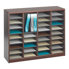 Safco E-Z Stor Wood Literature Organizer