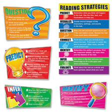 Carson Reading Strategies Bulletin Board Set