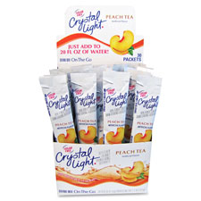 Kraft Crystal Light On-The-Go Mix Peach Sticks