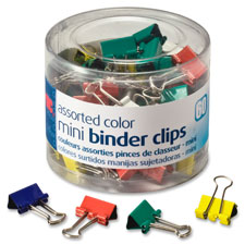 Officemate Metal Mini Binder Clips