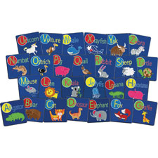 Flagship Carpets Alphabet Animal Seating Squares