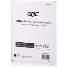 GBC EZUse 3 mil Thermal Laminating Pouches